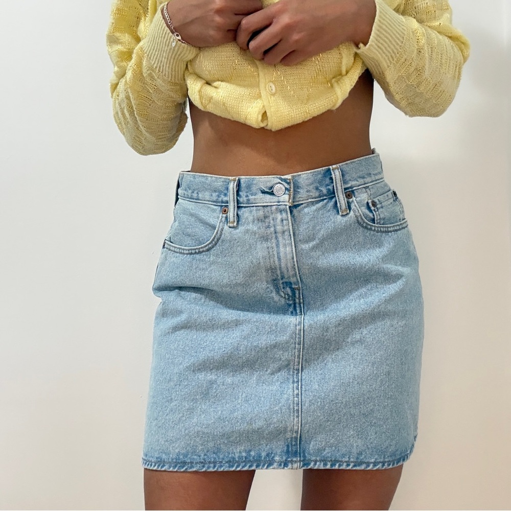 Denim Mini Skirt Levis Vintage